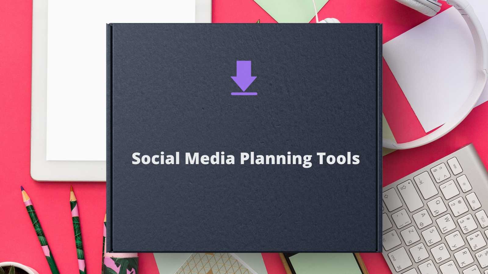 The inscription: Social media planning tools on the black box